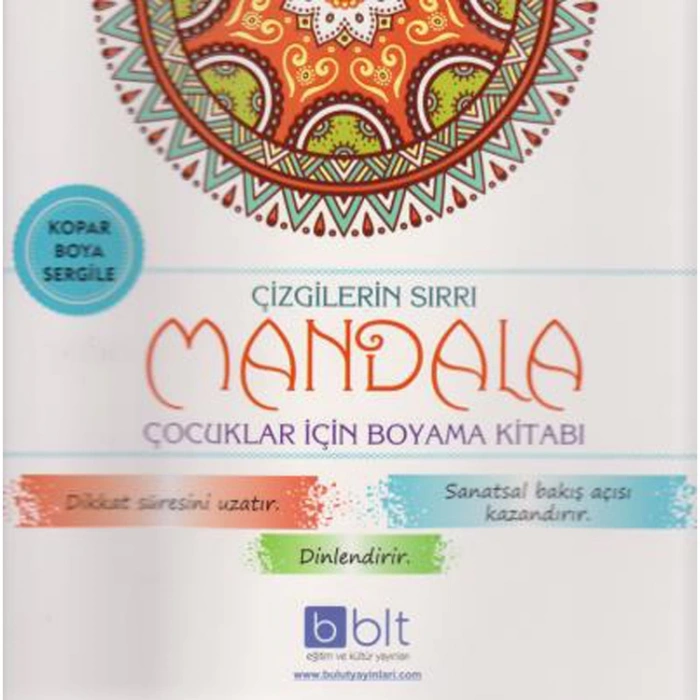 ÇİZGİLERİN SIRRI - MANDALA ÇOCUKLAR İÇİN BOYAMA KİTABI