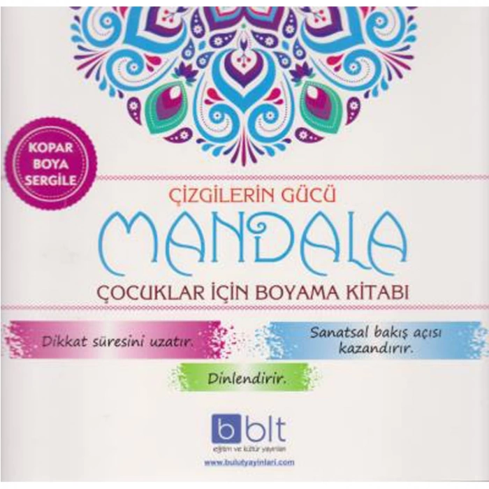 ÇİZGİLERİN GÜCÜ - MANDALA ÇOCUKLAR İÇİN BOYAMA KİTABI