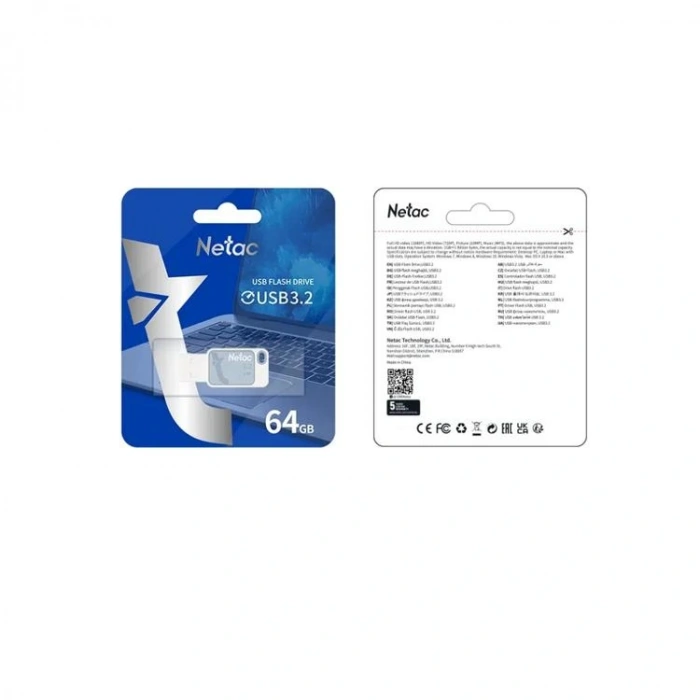 NETAC UA31 USB 3.2 64 GB FLASH BELLEK