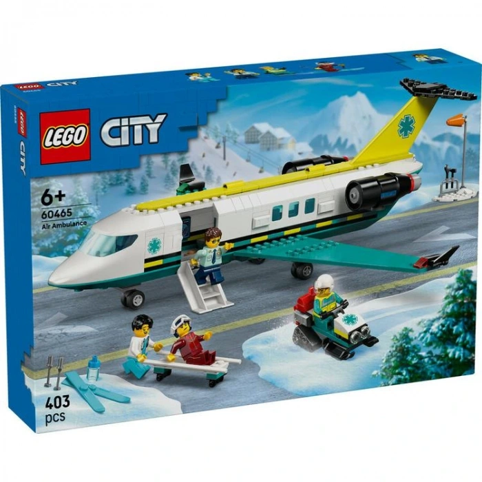 LEGO CITY 60465 AIR AMBULANCE 403 PARÇA 6+
