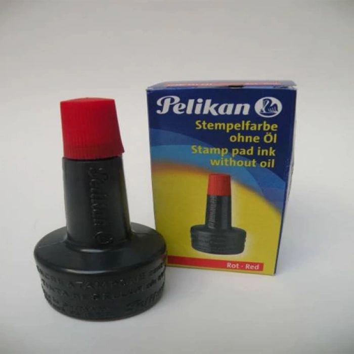 PELİKAN ISTAMPA MÜREKKEP KIRMIZI  BASMALI