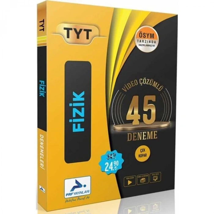 PARAF TYT FİZİK VİDEO ÇÖZÜMLÜ 45 DENEME
