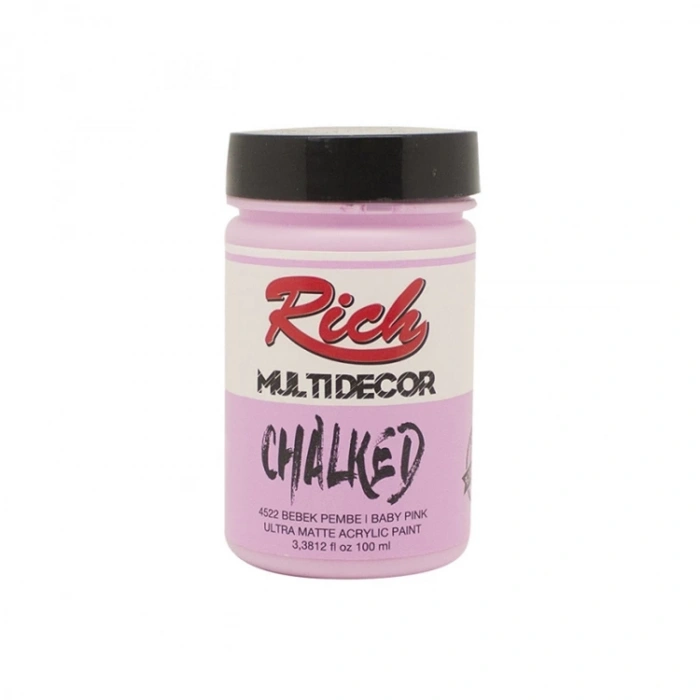 RİCH MDC-100-4522 MULTİ DECOR CHALKED 100 CC BEBEK PEMBE