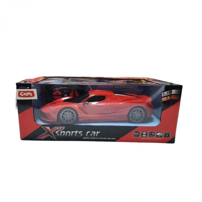 CTOY-789-201A UZAKTAN KUMANDALI PİLLİ IŞIKLI SPOR MODEL ARABA 1:16 3+