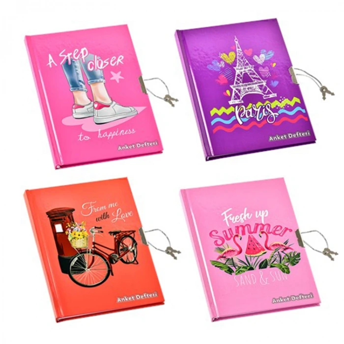 MİKRO ANK-6002  ANKET DEFTERİ KİLİTLİ