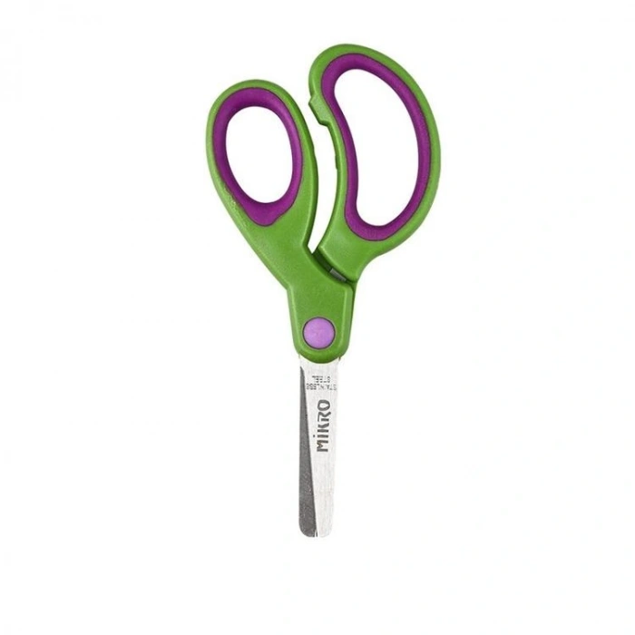 MİKRO KS1145 YUVARLAK UÇ OKUL MAKASI - TEKLİ