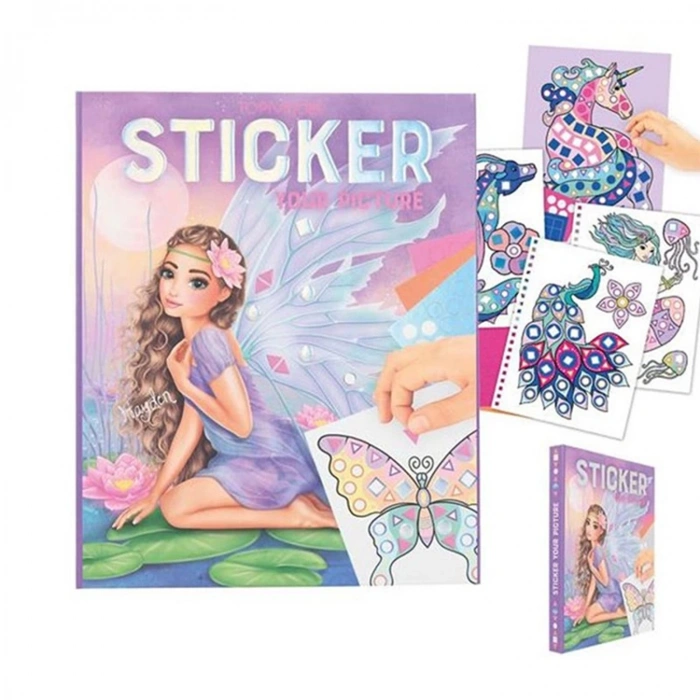 TOP MODEL STİCKERLİ TASARIM DEFTERİ