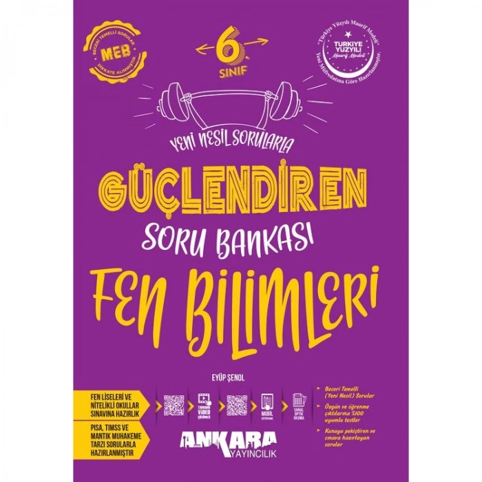ANKARA YAYINLARI 6. SINIF FEN BİLİMLERİ GÜÇLENDİREN SORU BANKASI
