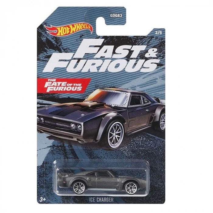 MATTEL GYN28  HOTWHEELS FAST& FURIOUS ARABALAR ICE CHARGER GRP55
