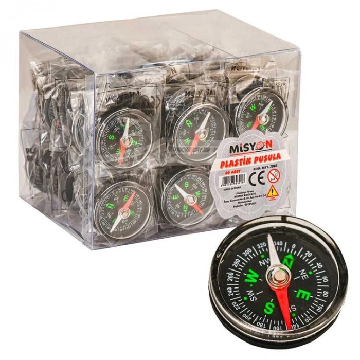 MİSYON MSY-2003 PLASTİK SİYAH PUSULA