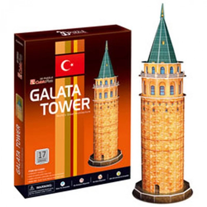 NECOTOYS CUB/C098H CUBIC FUN GALATA KULESİ 3D PUZZLE