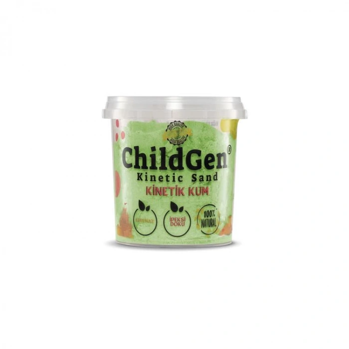 CHILDGEN KINETIC SAND- KİNETİK KUM 500gr. YEŞİL