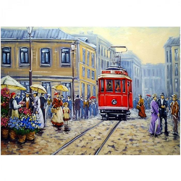 KESKİN 70x100 2000 PARÇA PUZZLE/YAPBOZ ŞEHİRDEKİ TRAVMAY