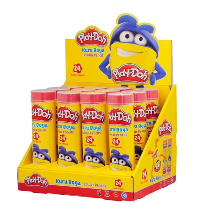 PLAY-DOH TÜP KURUBOYA KALEMİ 24 RENK PLAY-KU007