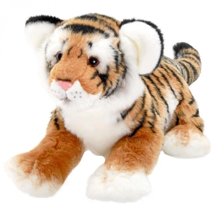 NECOTOYS ANIMALS OF THE WORLD 20858 FLOPPY KAHVERENGİ KAPLAN PELUŞ 30 CM