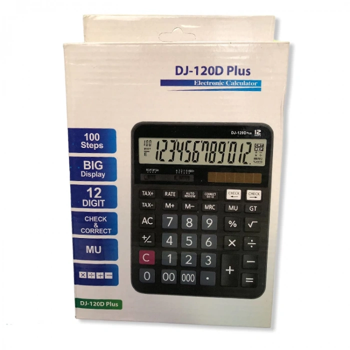 CASLO DJ120D PLUS FONKSİYONLU HESAP MAKİNESİ