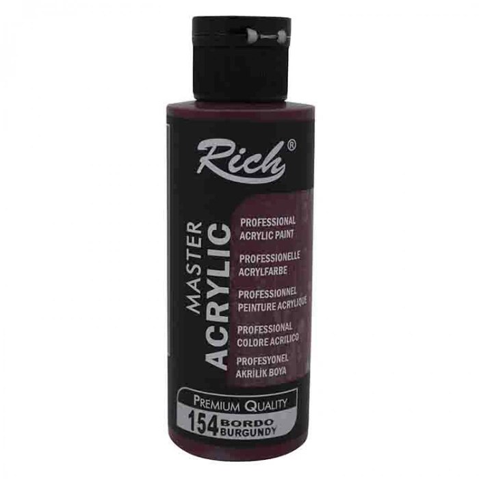 RİCH AKR-120-154 AKRİLİK BOYA 120 CC BORDO