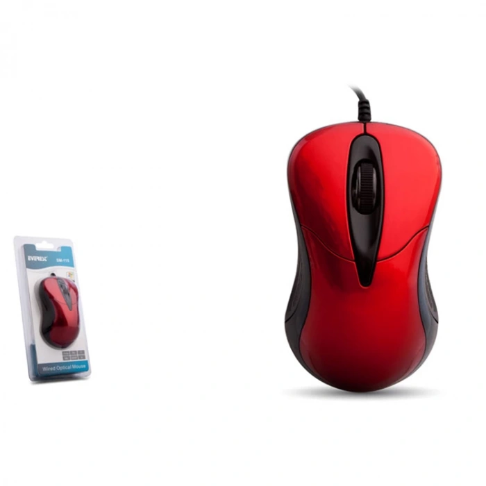 EVEREST SM-115 USB KIRMIZI OPTİK MOUSE