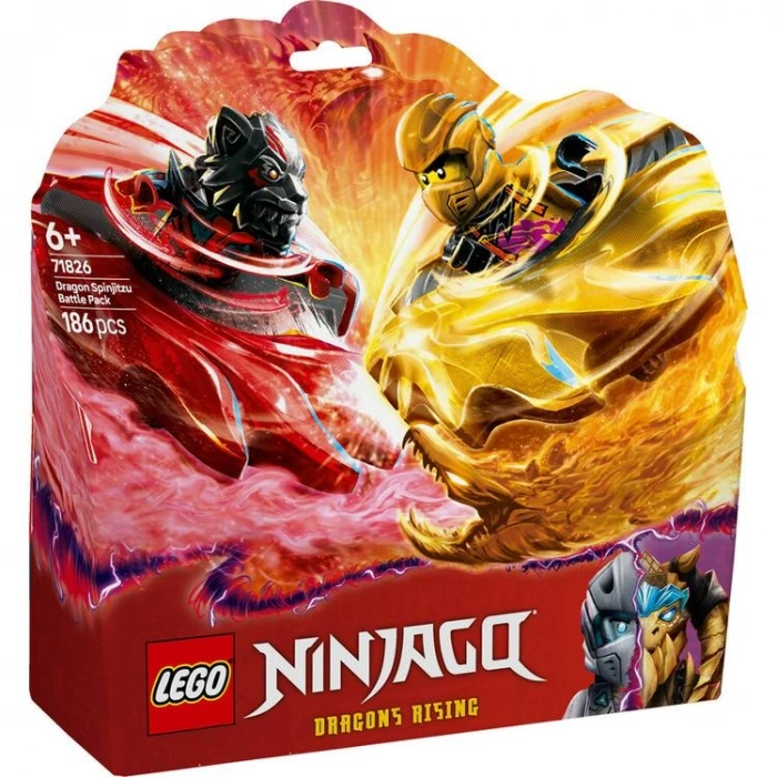 LEGO 71826 NINJAGO DRAGON SPINJITZU BATTLE PACK 186 PARÇA 6+