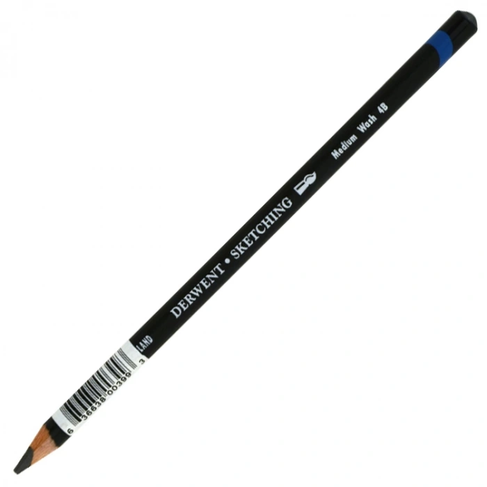 DERWENT KURU-SULU ESKİZ KALEMİ WATERSOLUBLE SKETCHING PENCIL MEDIUM WASH (4B)