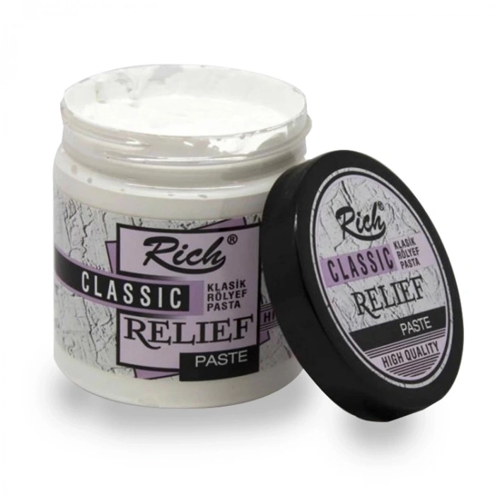 RİCH RLP-350-1330 RÖLYEF PASTA 250CC-350 GR BEYAZ