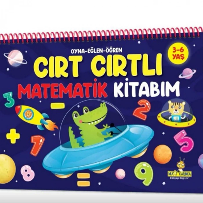 YÜKSELEN ZEKA - CIRT CIRTLI MATEMATİK KİTABIM (3-6 YAŞ)