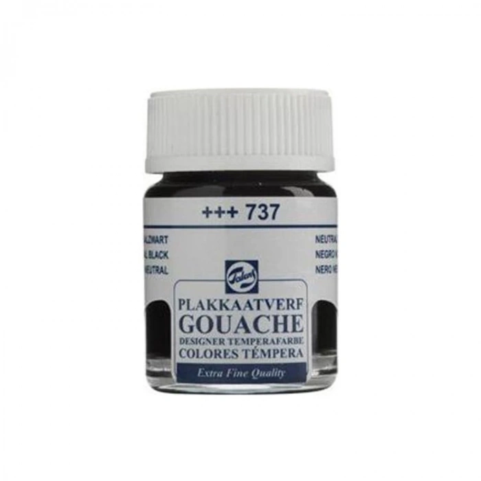 TALENS GUAJ BOYA SİYAH 16 ML  (737)