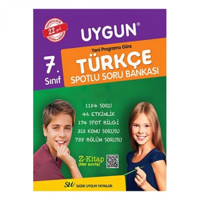 SADIK UYGUN YAYINLARI 7. SINIF TÜRKÇE SORU BANKASI