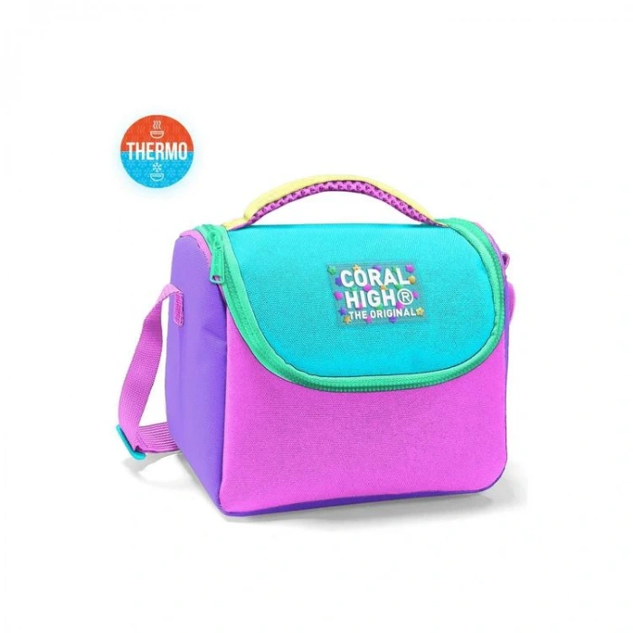 CORAL HIGH 22776 KIDS ÇOK RENKLİ THERMO BESLENME ÇANTASI