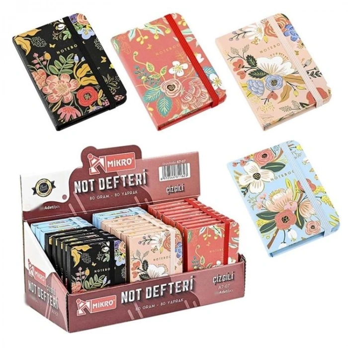 MİKRO A7-07 A7 NOT DEFTERİ ÇİZGİLİ 80YP