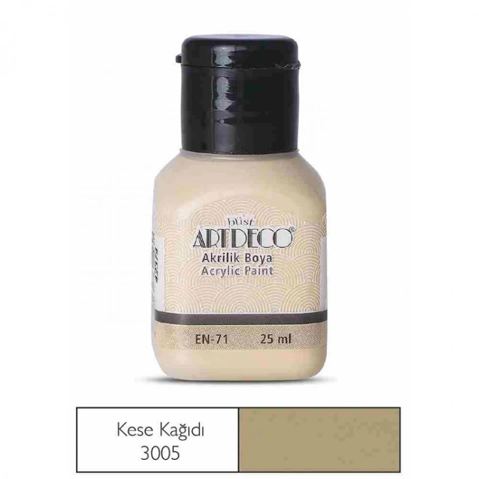ARTDECO AKRİLİK BOYA 25 ML. KESE KAĞIDI  070A-3005