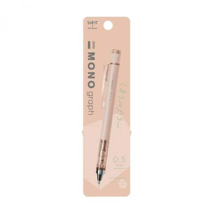 TOMBOW MONO GRAPH MEKANİK KURŞUN KALEM 0.5MM MİNERAL COLOR KAYISI PEMBESİ DPA-147D