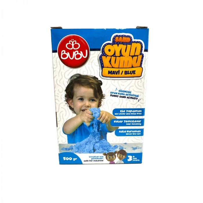 BU-BU OYUN KUMU 500 GR.MAVİ BUBU- KU0002