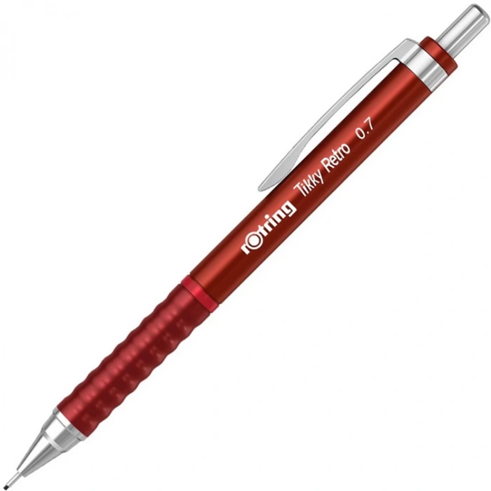 ROTRING TIKKY RETRO VERSATIL KALEM METALİK KIRMIZI 0.7mm