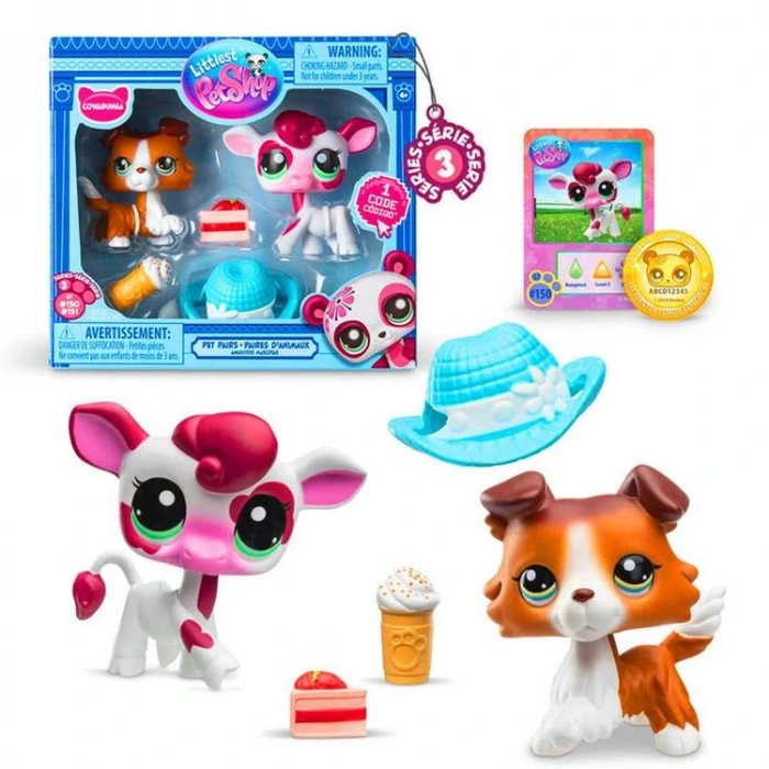 HASBRO 01525ES-625 LITTLES PET SHOP S3 2Lİ PAKET MİNİŞLER