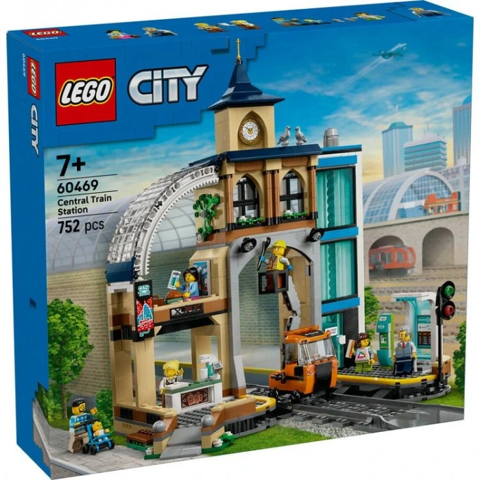 LEGO CITY 60469 CENTRAL TRAIN STATION 752 PARÇA 8+