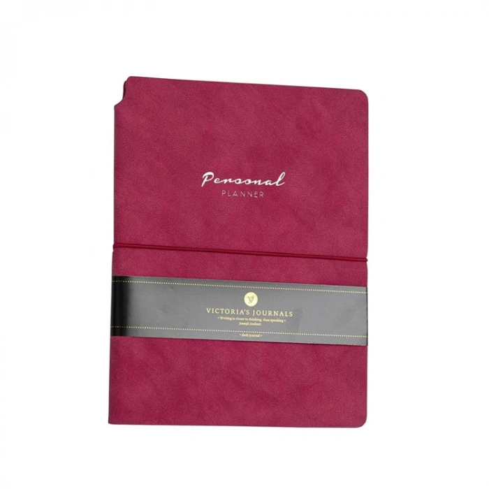 VICTORIAS JOURNALS 1095 KUKA SOFT KAPAK NOTEBOOK 19x25cm 80gr.96YP. ÇİZGİLİ DEFTER FUŞYA