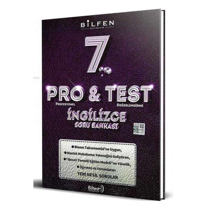 BİLFEN 7. SINIF PRO& TEST İNGİLİZCE SORU BANKASI