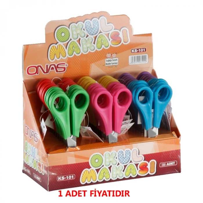 MİKRO MKS101 KORUMALI OKUL MAKASI