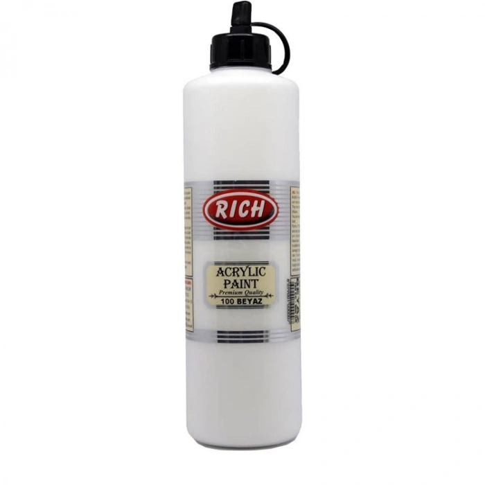 RİCH AKR-500-100 AKRİLİK BOYA 500 CC BEYAZ