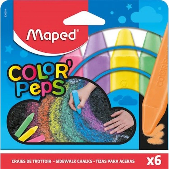 MAPED 936010 DIŞ MEKAN-YER TEBEŞİRİ RENKLİ