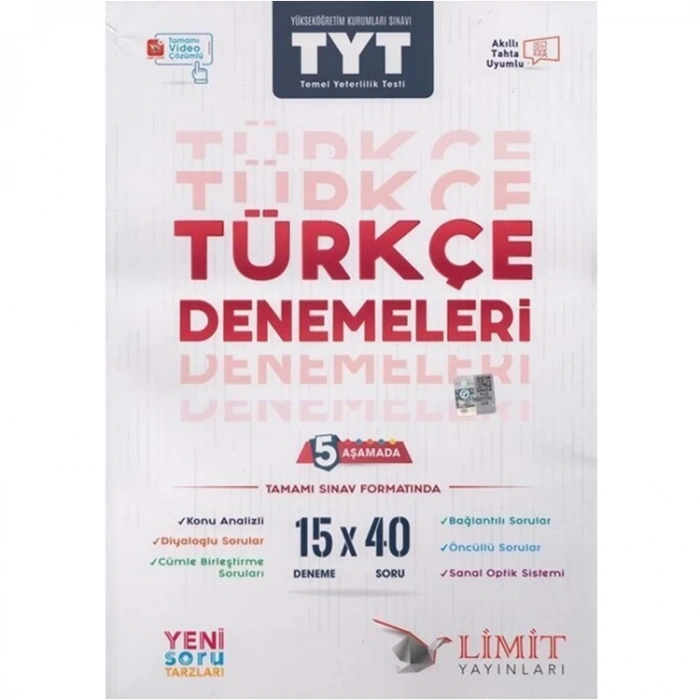 LİMİT TYT TÜRKÇE 15x40 DENEMELERİ