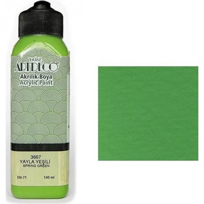 ARTDECO AKRİLİK BOYA 140 ML. YAYLA YEŞİLİ