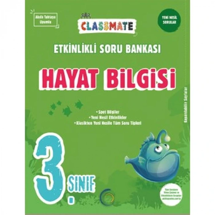 OKYANUS  3. SINIF CLASSMATE HAYAT BİLGİSİ ETKİNLİKLİ SORU BANKASI