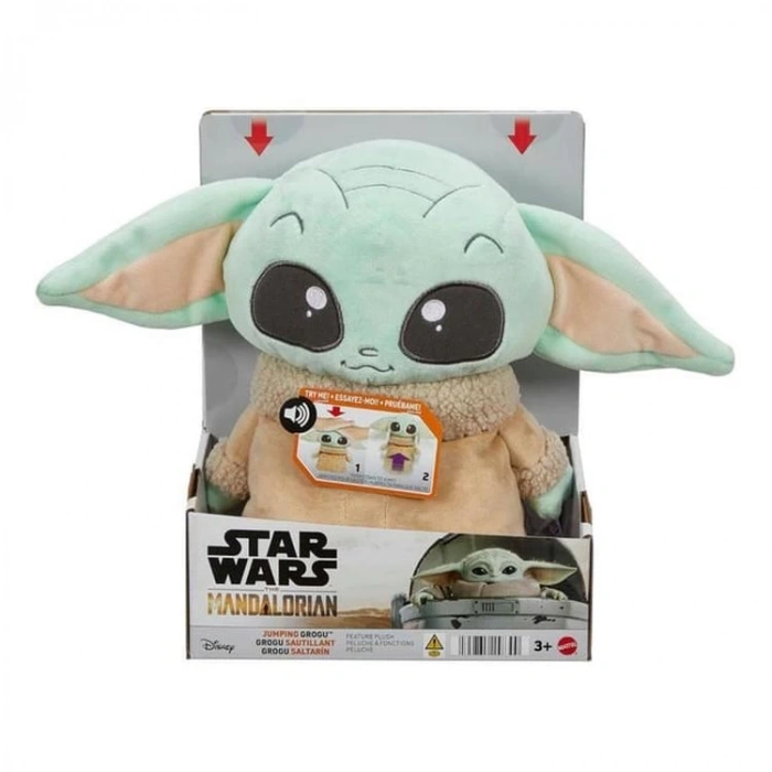 MATTEL HPG48 ROULETTE STAR WARS JUMPING GROGU PELUŞ