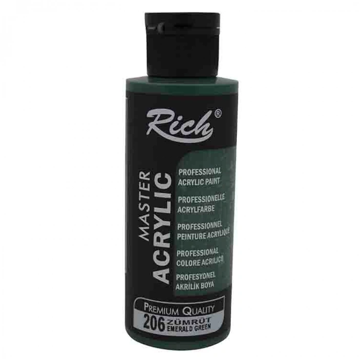 RİCH AKR-120-206 AKRİLİK BOYA 120 CC ZÜMRÜT