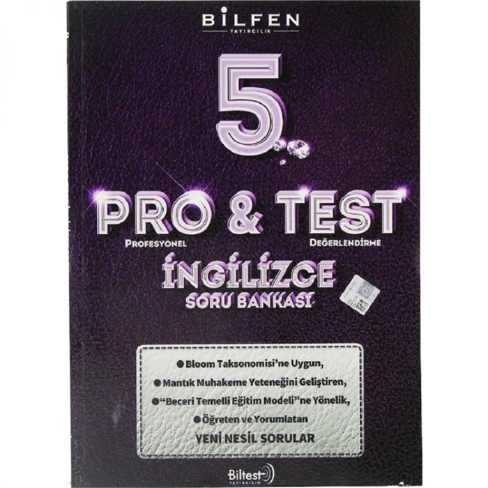BİLFEN 5. SINIF PRO&TEST İNGİLİZCE SORU BANKASI