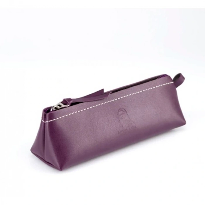 SÜDOR KN14-05 MONALİSA DERİ TRIBAG TEK GÖZLÜ KALEM ÇANTASI - MOR