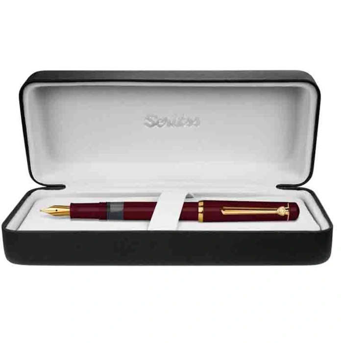 SCRIKSS 419 DOLMA KALEM BORDO ÖZEL KUTU