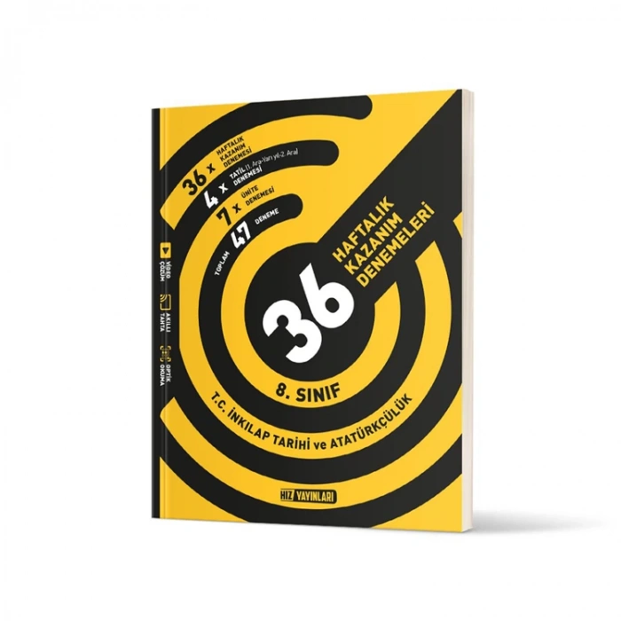 HIZ 8. SINIF İNKILAP TARİHİ 36 HAFTALIK DENEME